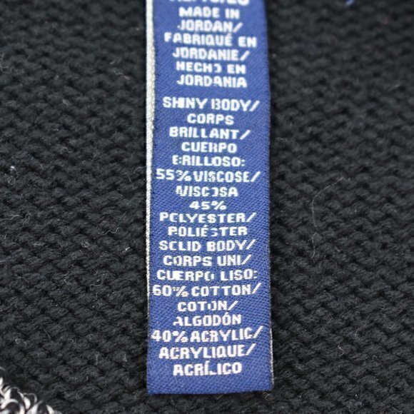 Chaps Denim Long Sleeve Sweater Size XL Color Black/Grey Gently Used Condition - Picture 5 of 5